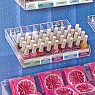 Azar Displays – Plateau à 9 compartiments pour vernis à ongles avec rabat à l’avant, 12 x 9,5 po, 2/paquet (225509)-S’accroche bien sur les panneaux perforés et les murs avec lattes