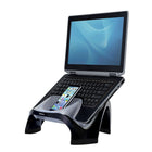 Fellowes - Support Smart Suites avec concentrateur USB pour ordinateur portatif-Trois ajustements en hauteur pour un grand confort personnel  