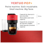 Nespresso - Machine à Café et Espresso Vertuo Pop+ par Breville avec Aeroccino - Rouge Piment-8