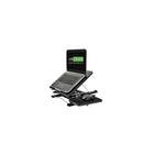 Uncaged Ergonomics – Convertisseur de bureau debout pour portatif, très haut avec tapis de souris, noir-ERGONOMIQUE : Ajustez l'inclinaison, la hauteur et le tapis de souris pour positionner parfaitement les ordinateurs portatifs pour un confort optimal.