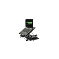 Uncaged Ergonomics – Convertisseur de bureau debout pour portatif, très haut avec tapis de souris, noir-ERGONOMIQUE : Ajustez l'inclinaison, la hauteur et le tapis de souris pour positionner parfaitement les ordinateurs portatifs pour un confort optimal.