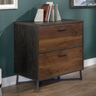 Sauder - La Collection Canton Lane Classeur lateral - Finition Brew Oak-Finition Brew Oak, Bois d'ingenierie, Metal