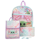 Bioworld Ensemble de sac à dos 5 pièces - 16 po - Star Wars The Mandalorian Cute Grogu-Licence officielle: Cette marchandise Squishmallows est 100 % authentique, ce qui en fait le cadeau idéal pour les fans et les collectionneurs!