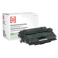 TRU RED - Cartouche de toner CF214X HP 14X remise à neuf - rendement élevé - noir-Noir