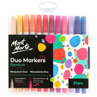 Mont Marte Marqueurs Duo à colorier pour adulte - Paquet de 24-1