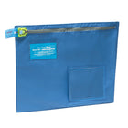Securisac - Sac de message reutilisable avec fermeture éclair - capacite de 7 lb - bleu - 16 po x 12 po-Solutions de sécurité réutilisables et inviolables utilisées pour le transport, la protection et le stockage des espèces