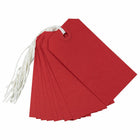 Jam Paper - Étiquettes Cadeaux avec Cordon - Moyen - 4 3/4 po x 2 3//8 po - Rouge - 1000 Pack-Quantité : 1000 étiquettes par carton