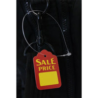 Boucles de sécurité, 9 po, 5000/boîte-Transparent