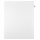 Mark Maker – Onglets séparateurs juridiques blancs, 1/15 onglets, format lettre, sans trous, numéro 167, 25/paquet-Onglets séparateurs blancs, 1/15 onglets