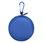 Nifty - Étui rond pour écouteurs NRECBL, bleu-Poche en mailles à l'intérieur pour petits articles