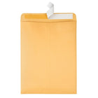 Staples - Enveloppes kraft pour catalogue avec fermeture QuickStrip, 10 x 13 po, 24lb, brun, boîte de 100-Enveloppe-pochette classique pour une insertion de documents rapide et pratique