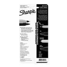 Sharpie - Marqueurs indélébiles à pointe double, couleurs variées, Paquet de 4-Encre à certification AP non-toxique
