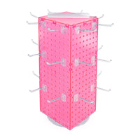 Azar - Tour de cheville interlock avec base et crochets tournants - 8 po x 8 po x 20 po - rose-Vendu en multiples de: 1