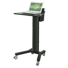 TygerClaw – Chariot mobile pour PC, 25,6 x 19,7 x 42,1 (po), noir-Chariot mobile pour PC avec rotation de 360 degrés