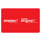Staples - Carte-cadeau de 50 $-Le cadeau idéal en tout temps - s'utilise dans tous les magasins Bureau en Gros au Canada !