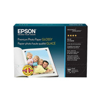 Epson - Papier photo lustré de qualité supérieure, sans bordure, 4 po x 6 po, 100 feuilles/paquet-Hydrofuge : Aucun déteintage de l'encre quand en contact avec de l'eau  