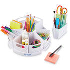 Learning Resources - Centre de stockage Create-A-Space™, Blanc-Promouvoir la propreté et l'organisation : Assez grand pour contenir les fournitures de vos enfants, ou des bouteilles de désinfectant pour les mains sans germes. Chaque conteneur mesure 4,5 " de large x 4 " de hauteur.