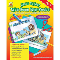 Livre numérique : Jesus Saves!  Take-Home Mini-Books, 204054-EB, livres chrétiens, prématernelle à 2e année-Vous recevrez deux courriels : le premier confirmant la totalité de votre commande et le second comportant un lien de téléchargement. Vous pourrez utiliser le lien de téléchargement immédiatement ou plus tard, comme vous le voulez.