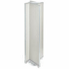 Azar Displays – Présentoir rotatif à panneaux perforés, 13,5 x 60 po, blanc (700460-WHT)-En acrylique blanc