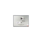 Quartet - Tableau magnétique effaçable à sec - cadre argent - 11 po x 8,5 po-Cadre en plastique léger