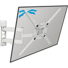 Support mural pour télé à écran plat/incurvé, à repli, rotation, pivot et inclinaison, télés de 29 po à 65 po/74 cm à 165 cm-Distance minimale du mur : 2,7 po / 6,9 cm
Distance maximale du mur : 17,3 po / 44 cm