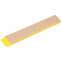 SCN Industrial - Grattoir 1poAngle 45,6poLong Pvc Jaune, Largeur 1po, paquet de 100-Longueur de la lame 6po