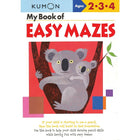 Éditions Kumon - Cahiers d'exercices pédagogiques pour enfants, My Book Of Easy Mazes, préscolaire : prématernelle, maternelle-L'éducation des enfants