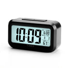 Timex - T108B Réveil portatif à piles - Noir -Numérique, écran LCD rétroéclairé blanc
