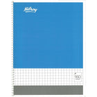Cahiers #Hilroy à reliure spiralée, quadrillé, 80 feuilles, 8 po x 10 1/2 po, couleurs variées (13038) -80 feuilles blanches de format lettre 8 po x 10 1/2 po à 3 trous