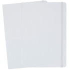 JAM PaperMD – Cahiers de notes à couverture rigide avec fermeture à bande élastique, 5 7/8 x 8 1/2 po, blanc, 2/pqt-Taille : 5 7/8 x 8 1/2 (po)