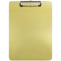 JAM Paper – Planchettes à pince en aluminium, 9 x 13 po, violet, 2/paquet (331ALCgog)-Doré