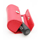 Designer Ashlin Étui pour rouge à lèvres Skylar, miroir silicone de vache Toscane Rouge-Miroir interne