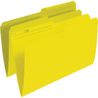 Staples – Chemises de classement de couleur - format légal - 8 1/2 x 14 po - jaune - paquet de 100-Créez des codes couleur pour un accès facile à vos dossiers