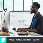 Clavier rétroéclairé sans fil Logitech MX Keys Mini pour professionnels - Graphite-Rétroéclairage intelligent: les touches rétroéclairées s'éclairent instantanément à l'approche de vos mains et l'éclairage s'adapte automatiquement à toutes les conditions.