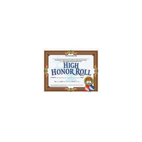 Certificat de rouleau d'honneur Hayes Brown Border High, 8 1/2" x 11", 90 Pack-De beaux dessins authentiques imprimés en couleur sur du papier de haute qualité