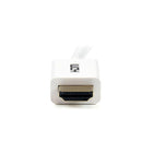 StarTech  Câble mural HDMI haute vitesse, certifié CL3, HDMI à HDMI, M/M, blanc, 7 mètres (23 pi)-Connexion de haute qualité, sans corrosion grâce aux connecteurs plaqués or