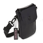 Collection Blackpink Briller Sur - Sac pour Téléphone et Petits Accessoires - Noir (MOB9110BP)-Matériau noir lustré aux reflets prismatiques pour un look futuriste