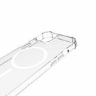 Blu Element - Coque DropZone Rugged avec MagSafe pour iPhone 15 Plus/14 Plus - Transparente-Bords surélevés pour la protection de la caméra et de l'écran