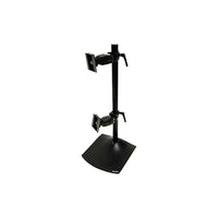 Ergotron Support de bureau vertical pour deux écrans DS100, noir-Noir