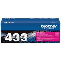 Brother – Cartouche de toner magenta TN433 haut rendement-Toner magenta pour des documents de couleurs vives et nettes