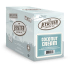 Jetsetter Coffee Co. Creme de noix de coco Tasses à portion individuelle - paquet de 24-Café aromatisé au chocolat, au caramel et à la noix de coco de torréfaction moyenne