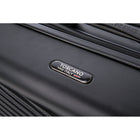 TOSCANO INTRECCIARE Bagage à main rigide 20 po - Noir-Système de roues détachables Dual Glide Tech