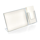 Azar Displays – Porte-affiche avec porte-documents fixé, 8,5 x 16 po, 2/paquet (252057 -2 PACK)-Ce porte-affiche peut être posé sur n’importe quelle surface plane