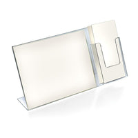 Azar Displays – Porte-affiche avec porte-documents fixé, 8,5 x 16 po, 2/paquet (252057 -2 PACK)-Ce porte-affiche peut être posé sur n’importe quelle surface plane