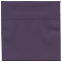 JAM Paper Enveloppes carrées simples, 6 x 6 po, violet foncé, 250/pqt-Enveloppes simples carrées en papier violet foncé