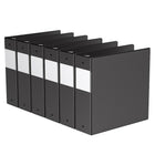 Davis Group Super économie, Reliure à anneaux ronds 3 po, paquet de 6 –Noir-3 Reliure À Anneaux