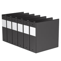 Davis Group Super économie, Reliure à anneaux ronds 3 po, paquet de 6 –Noir-3 Reliure À Anneaux