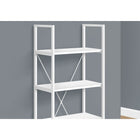 Monarch Specialties - 7801 48 po H Etagere - Blanc/Metal Blanc-Capacite de poids par etagere : 300 lb