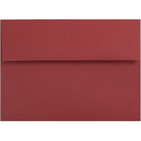 JAM Paper Enveloppes format invitation avec fermeture gommée, 4 3/4 x 6 1/2 po, rouge foncé, 1000/paquet-Rouge foncé