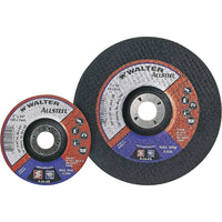 Walter Surface Technologies - Meule À Moyeu Déporté Allsteel Xtra, paquet de 12-Dimension de l'arbre 7/8po